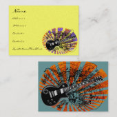 Vintag Sheet Music Rock'n'Roll Visitenkarte (Vorne/Hinten)