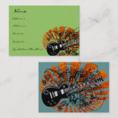 Vintag Sheet Music Rock'n'Roll Visitenkarte (Vorne/Hinten)