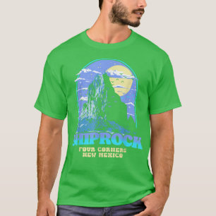 Vintag Shiprock New Mexico Graphic - Vier Ecken T-Shirt