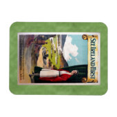 Vintag Siehe Irlands erste Reise Magnet (Horizontal)