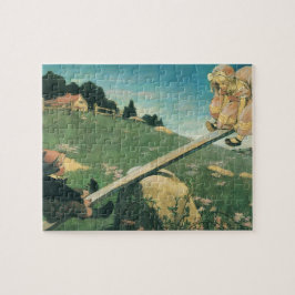 Vintag Siehe Saw Margery Daw, Jessie Willcox Smith Puzzle