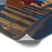 Vintag Siena Italienische Reise Poster (Ecke)