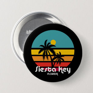 Vintag Siesta Key Florida Button