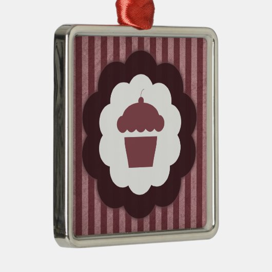 Vintag Silbernes Ornament (Rechts)