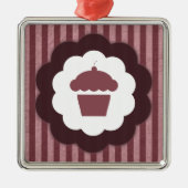 Vintag Silbernes Ornament (Vorne)