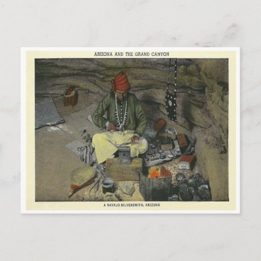 Vintag Silversmith Postkarte (Vorderseite)