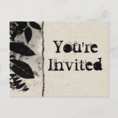 Vintag sind Sie eingeladene Postkarten (Vorderseite)