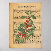 Vintag sind wir drei Könige von Orient