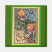 Vintag Singing Pumpkin Man Magnet (Vorne)