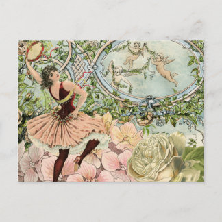 Vintag Sinti und Roma Dancing Ephemera Postkarte