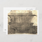 Vintag Sinti und Roma Wagon Postkarte (Vorne/Hinten)