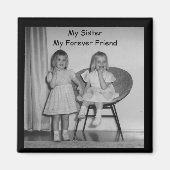 Vintag Sister Magnet (Vorne)