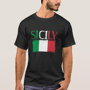 Vintag Sizilien Urlaub Italien Italienisch Italien T-Shirt