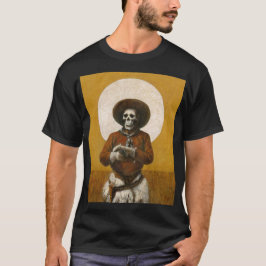 Vintag Skeleton Cowboy T - Shirt