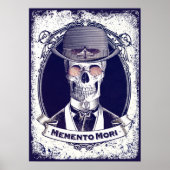 Vintag Skull Memento Mori Poster (Vorne)