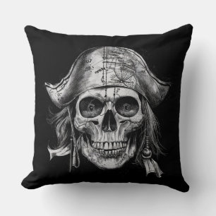 Vintag Skull Pirate Kissen