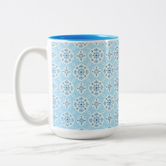 Vintag Sky Blue Tasse (Links)