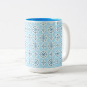 Vintag Sky Blue Tasse (VorderseiteRechts)