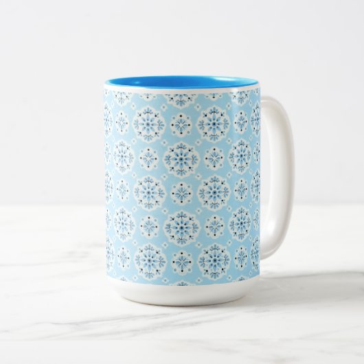 Vintag Sky Blue Tasse (VorderseiteRechts)