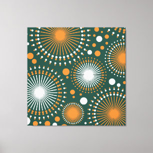 Vintag Sky Joy Fireworks Fiesta Leinwanddruck