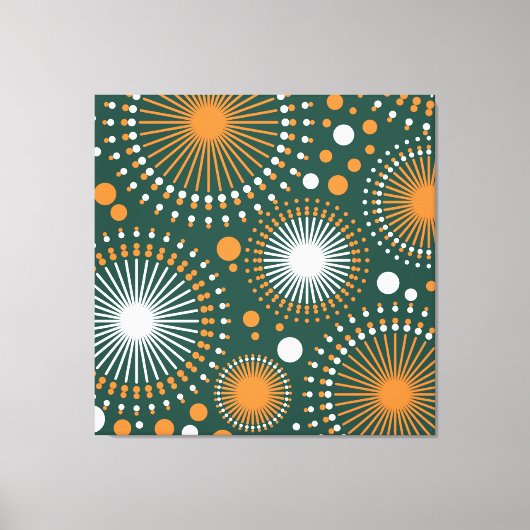 Vintag Sky Joy Fireworks Fiesta Leinwanddruck (Vorderseite)