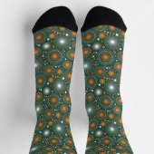 Vintag Sky Joy Fireworks Fiesta Socken (Oben)