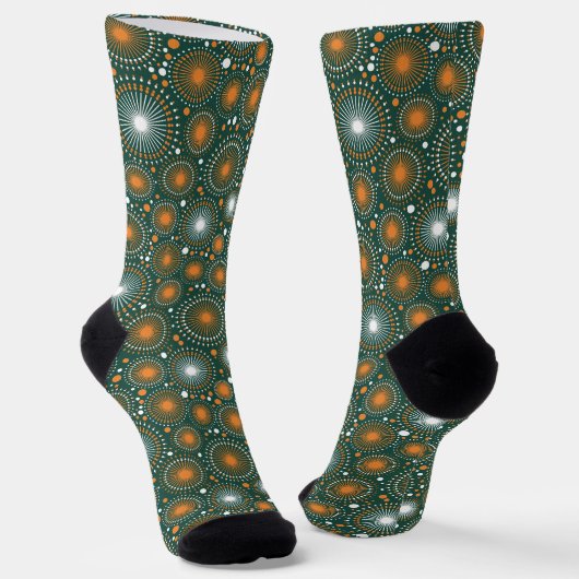 Vintag Sky Joy Fireworks Fiesta Socken (Gewinkelt)