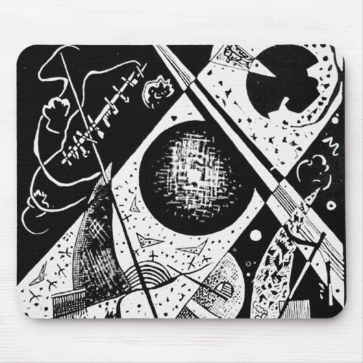 Vintag "Small Worlds VI" - Kandinsky Art Mousepad (Vorne)