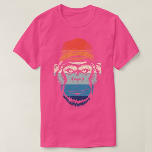 Vintag Smiling Gorilla T-Shirt (Design vorne)
