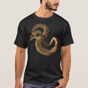 Vintag Snake Eastern Diamondback Rattlesnake Ratt T-Shirt
