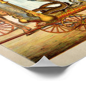 Vintag Snake Wagon Poster (Ecke)