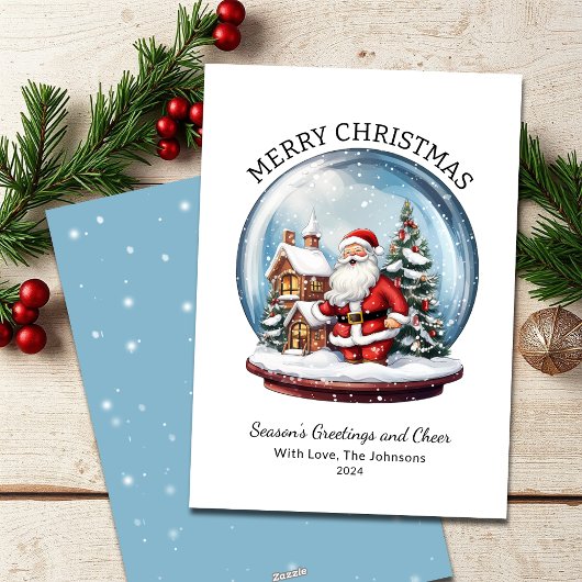 Vintag Snow Globe Weihnachten