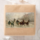 Vintag Snow-Sleigh-Rennen (Insitu)