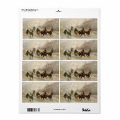 Vintag Snow-Sleigh-Rennen (Vorne)