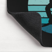 Vintag Snowboarden Mousepad (Ecke)