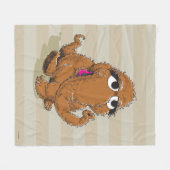 Vintag Snuffy Fleecedecke (Vorderseite (Horizontal))