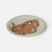 Vintag Snuffy Pappteller (Schrägansicht)