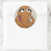 Vintag Snuffy Runder Aufkleber (Tasche)