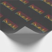 Vintag Soccer-Torwart Geschenkpapier (Ecke)