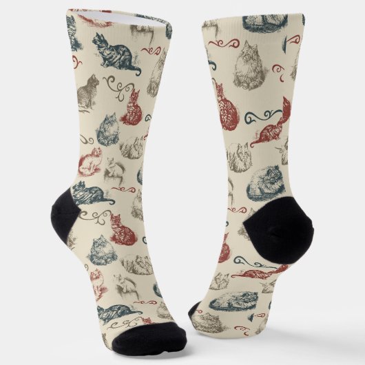 Vintag Socken (Gewinkelt)
