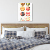 VINTAG SODA CAPS LEINWANDDRUCK (Insitu (Schlafzimmer))