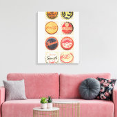 VINTAG SODA CAPS LEINWANDDRUCK (Insitu (Wohnzimmer))