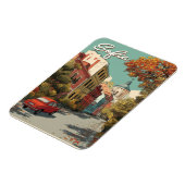 Vintag Sofia | Bulgarische Hauptstadt Magnet (Linke Seite)