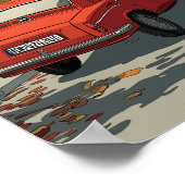 Vintag Sofia | Bulgarische Hauptstadt Poster (Ecke)