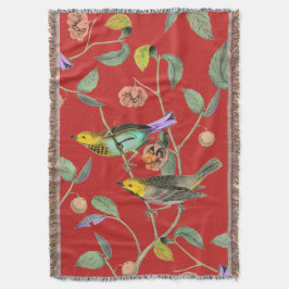 Vintag Songbird Red Decke