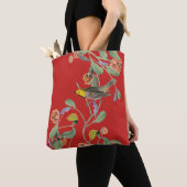 Vintag Songbird Red Tasche (Von Nahem)