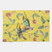 Vintag Songbird Yellow Küchentuch (Horizontal)