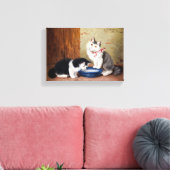 Vintag Sophie Sperlich Kitten Leinwanddruck (Insitu (Wohnzimmer))