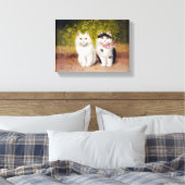 Vintag Sophie Sperlich Two Kittens 1906 Leinwanddruck (Insitu (Schlafzimmer))