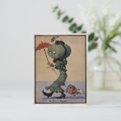 Vintag Sour Apple Postkarte (Stehend Vorderseite)